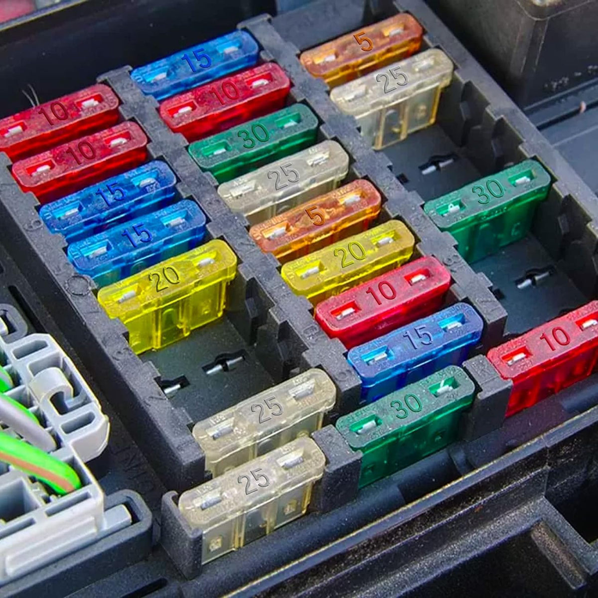 (80Pcs) 50 Amp Standard Fuse, 50A Car Blade Fuses for Car/RV/Truck/SUV/Motorcycle/Boat