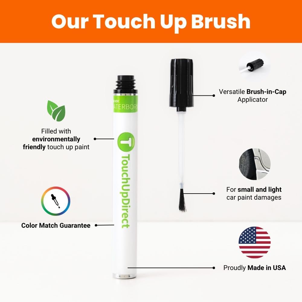 TouchUpDirect 4Z0 Terra Compatible with Toyota Exact Match Touch Up Paint Brush - Essential Kit
