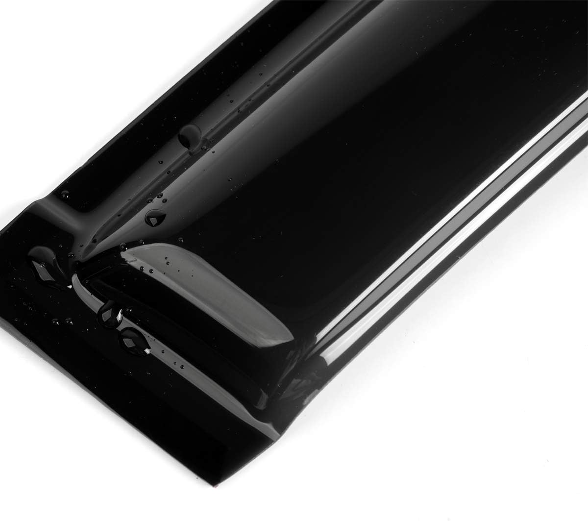 2pcs Outside Mount Style Dark Smoke Window Rain Guards Durable Side Wind Deflectors Window Visors Fit for 2000-2006 Toyota Tundra Standard Cab
