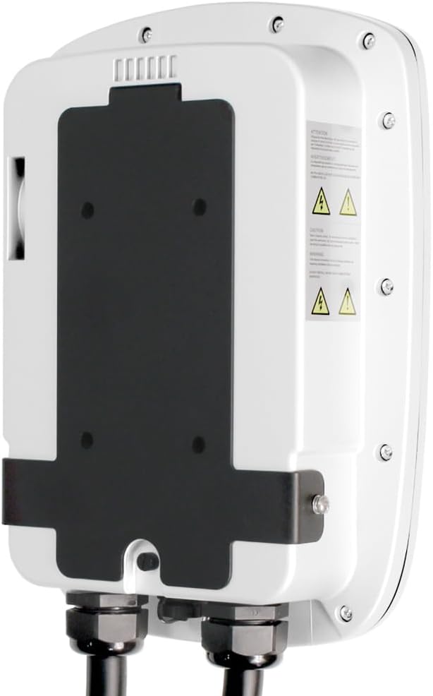 Leviton Level 2 Smart EV Charger with Wi-Fi, 48 Amp, 208/240 VAC, 11.6 kW Output, 18' Cable, Indoor/Outdoor Hardwired EV Charging Station, My Leviton Compatibility, EV48W EVSE