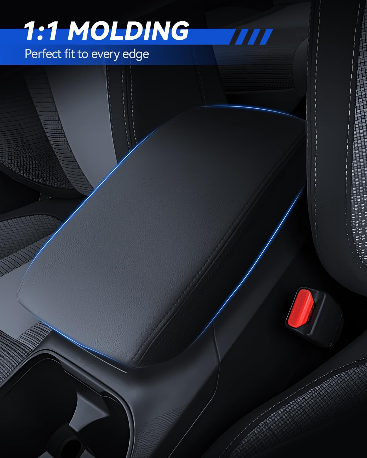 Armrest Cover for Hyundai Tucson 2025 Accessories Center Console Middle Lid Pad Protector for Car Elbow Rest
