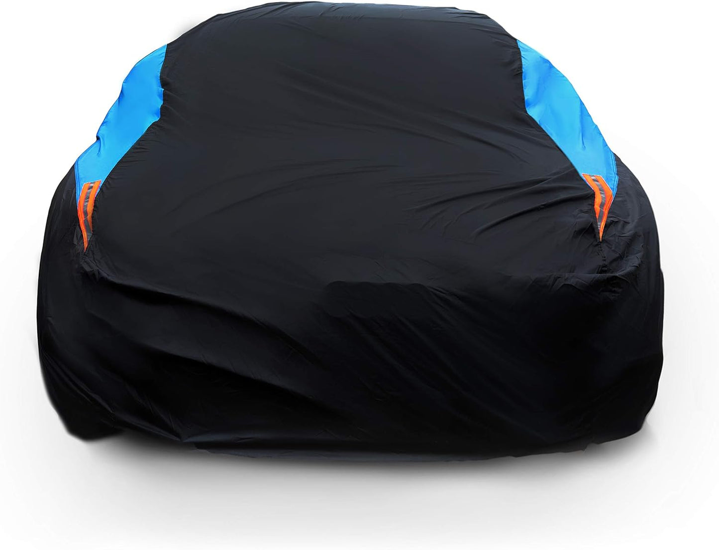 MORNYRAY Waterproof Car Cover All Weather Snowproof UV Protection Windproof Outdoor Full Coupe/Cabrio Car Cover, Universal Fit for Coupe/Cabrio (Fit Coupe/Cabrio Length 183-191 inch, Blue)