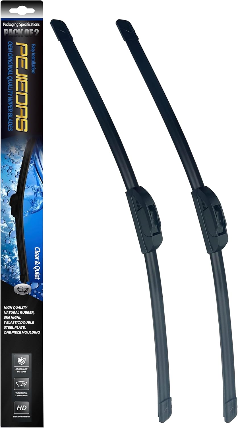 OEM Quality Front Wiper Blades, Replacement for 2016-2021 Honda Civic,2012-2017 Toyota Camry,2011-2021 Hyundai Sonata OE Original Style (26 Inch + 18 Inch Front Wiper Blades)