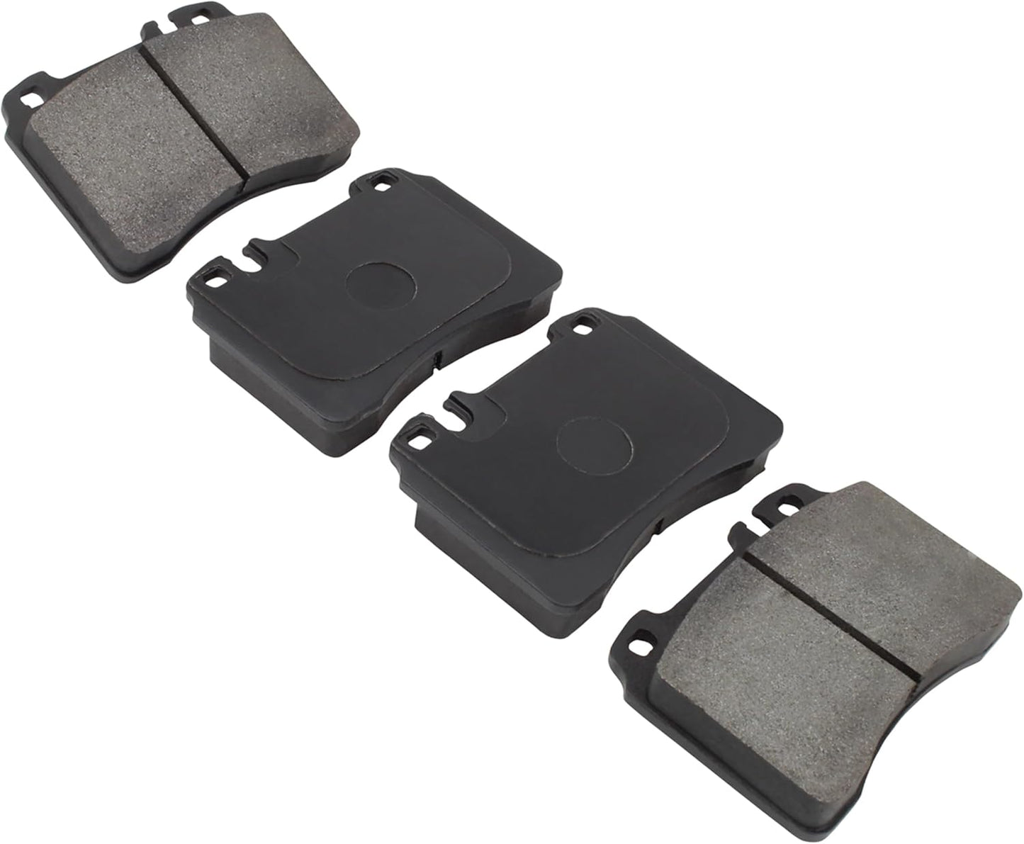 Premium Semi-Metallic Front Brake Pads (1001-0561AM) Compatible with Mercedes-Benz 300CE 1993-1990, 300E 1993, 300TE 1993, 400E 1993, E320 1995-1994, E420 1995-1994