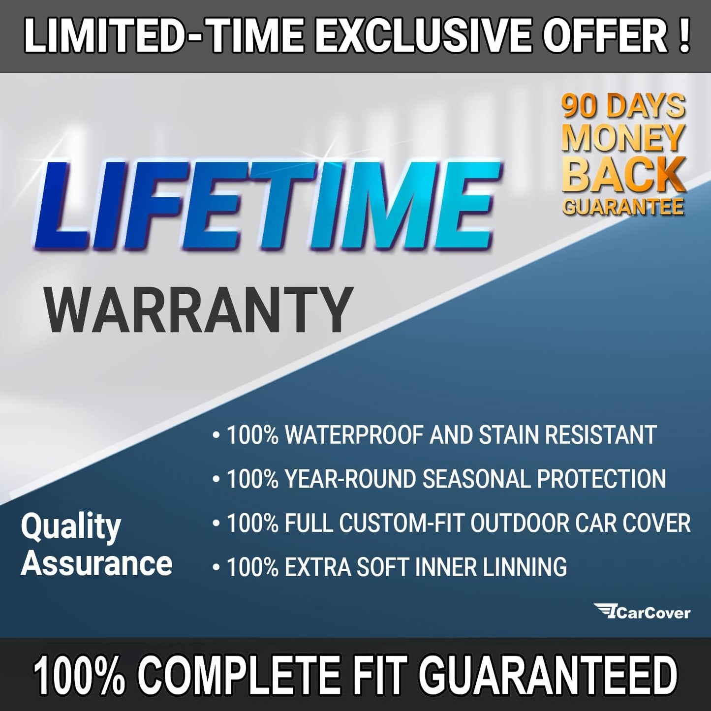 iCarCover Premium Car Cover for 1998-2000 Chevy Metro Heavy Duty Waterproof All Weather Automobiles Custom Fit Indoor Outdoor UV Snow Protection Covers with Straps and Bag