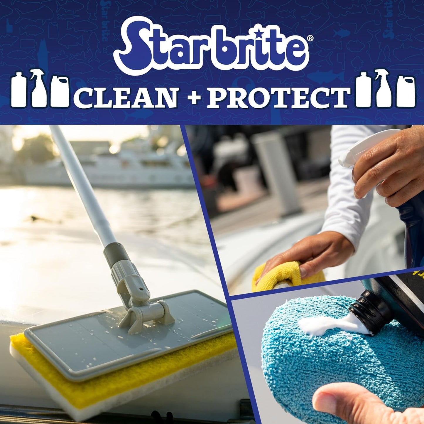 STAR BRITE Star Tron Fuel Tank Cleaner - Remove Sludge, Varnish & Other Deposits - Rejuvanate Old, Stale Fuel - Concentrated Formula Works In Gas Tanks & Diesel Tanks - 64 OZ (093664) , blue