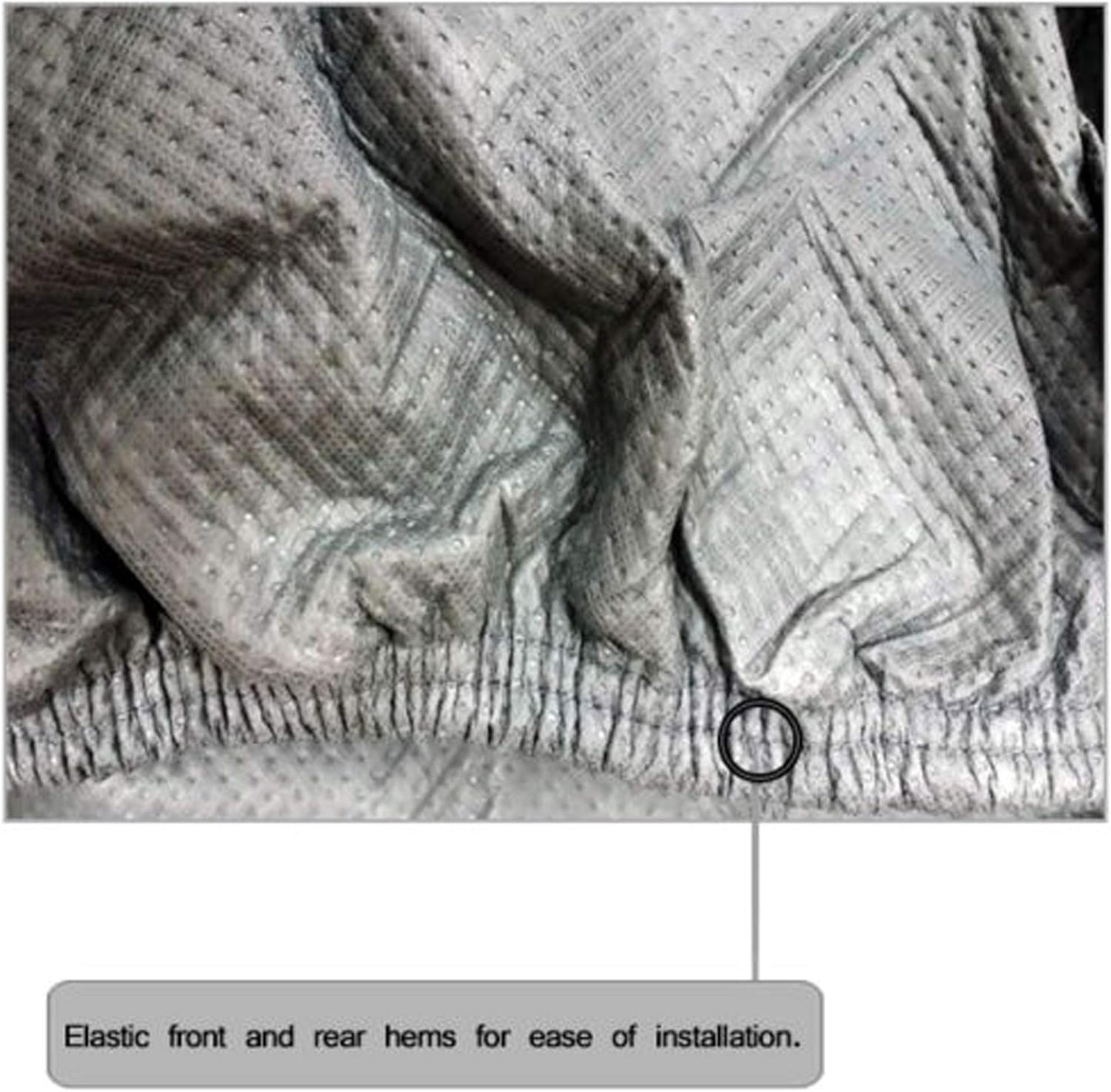 5 Layer Car Cover for Cadillac Series 65 1937-1940, Semi Custom Fit Full Coverage Pollution, Dust, Sun, Snow, Rain, Hail All Weather Protection, Breathable
