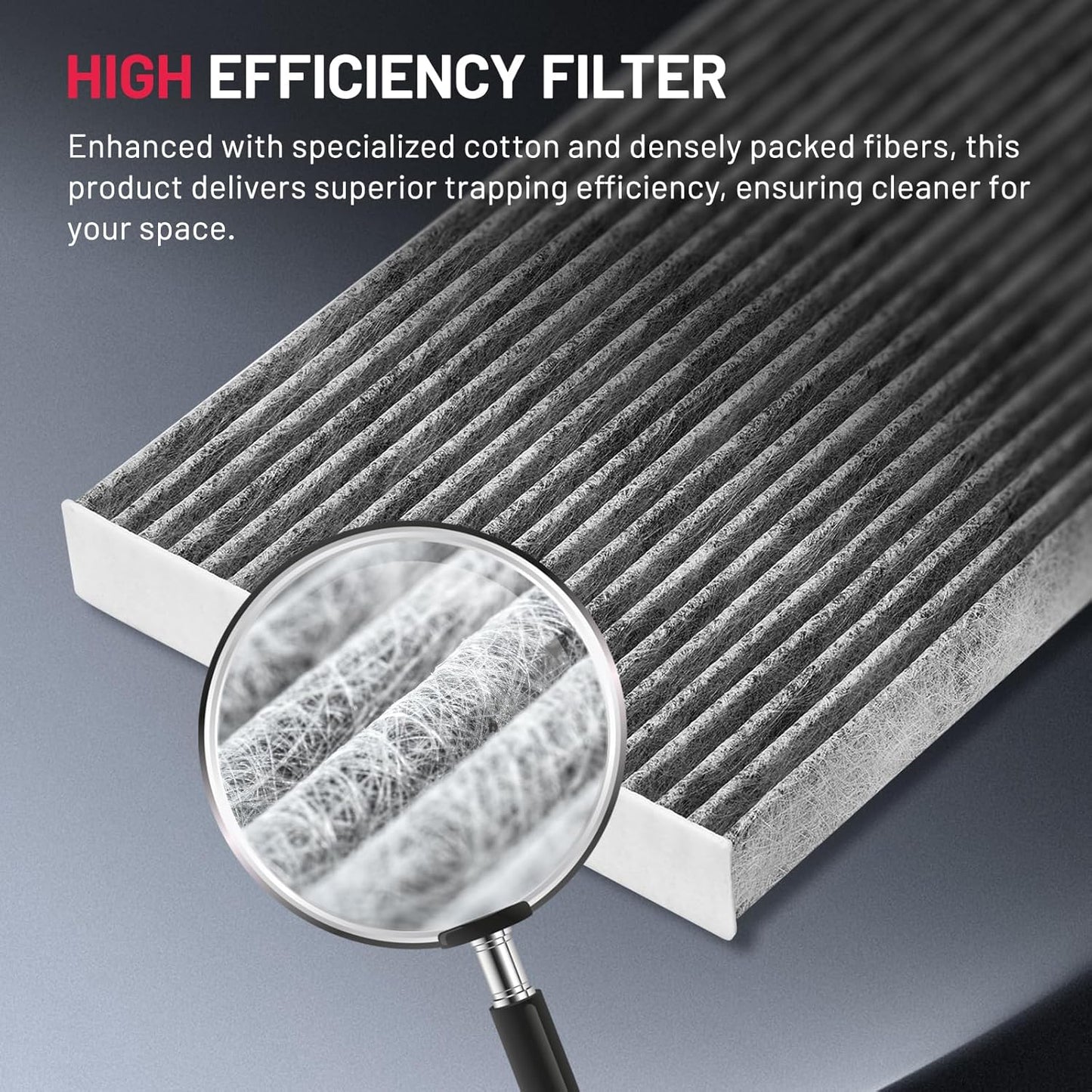 BDFHYK CF10546 Cabin Air Filter with Activated Carbon Compatible with Chevy 2004-2011 Aveo, 2006-2011 Aveo5, Compatible with Pontiac 2009-2010 G3, 2009 G3 Wave, 2005-2008 Wave, 2005-2007 Wave5