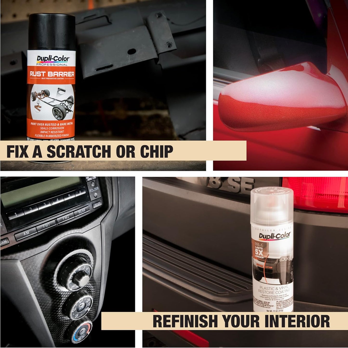 Dupli-Color ATY1633 Scratch Fix All-In-1 Exact-Match Automotive Touch-Up Paint – Toyota Black Mica – 0.25 oz. Paint Pen